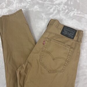 Levis 514 Jeans Mens 34x36 Khaki Straight Leg Cotton Preppy Normcore Minimal